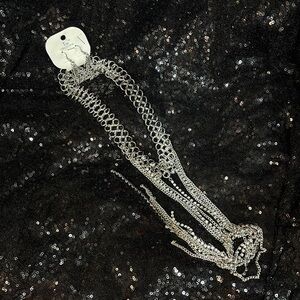 Toi Silver Multi-Strand Necklace and earrings set